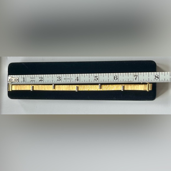 Veronese Italy DQCZ 925 Sterling Silver 18K Gold Vermeil Bracelet - Picture 14 of 15